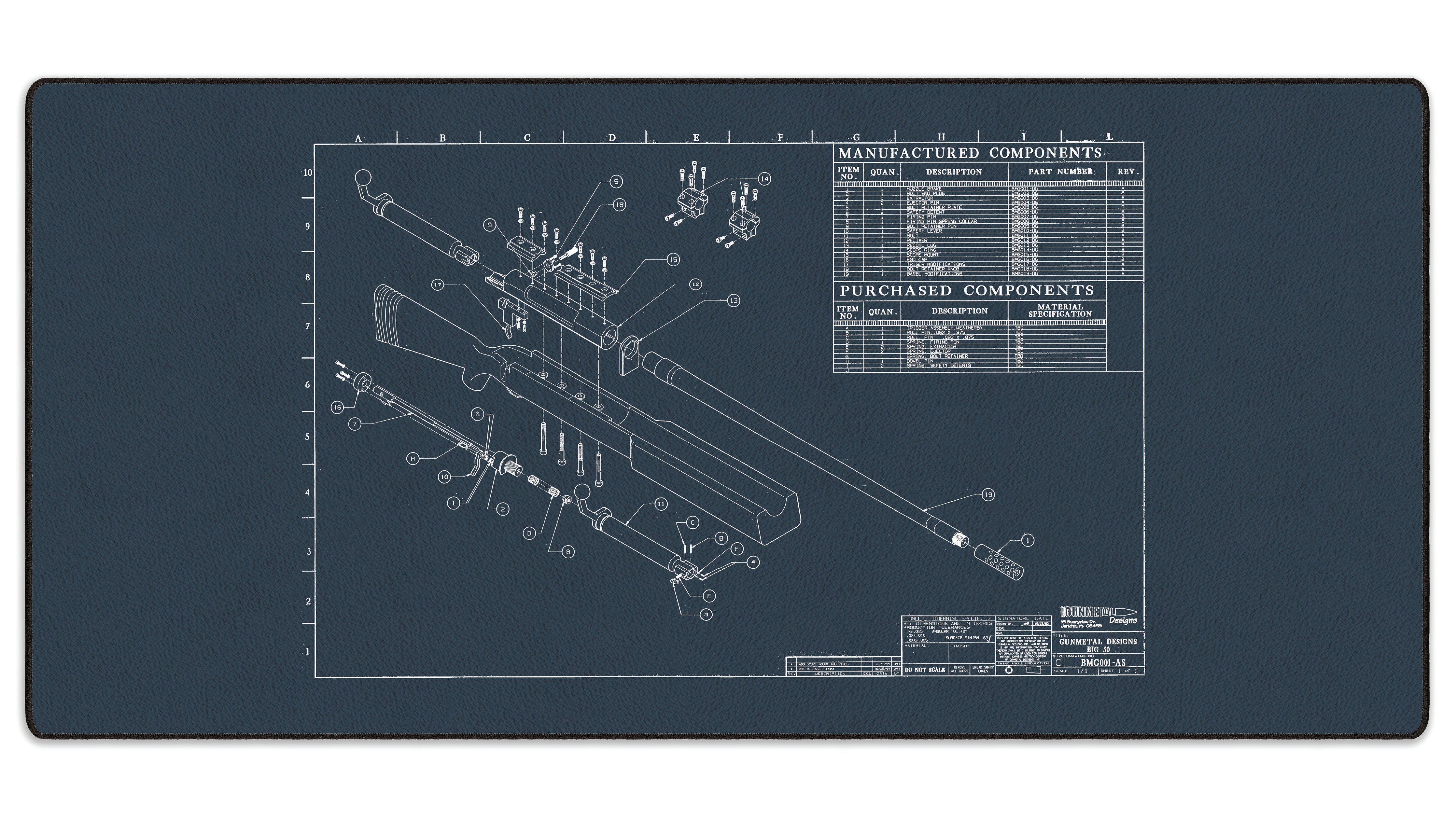 BROWNING 50 CAL - The Mousepad Company