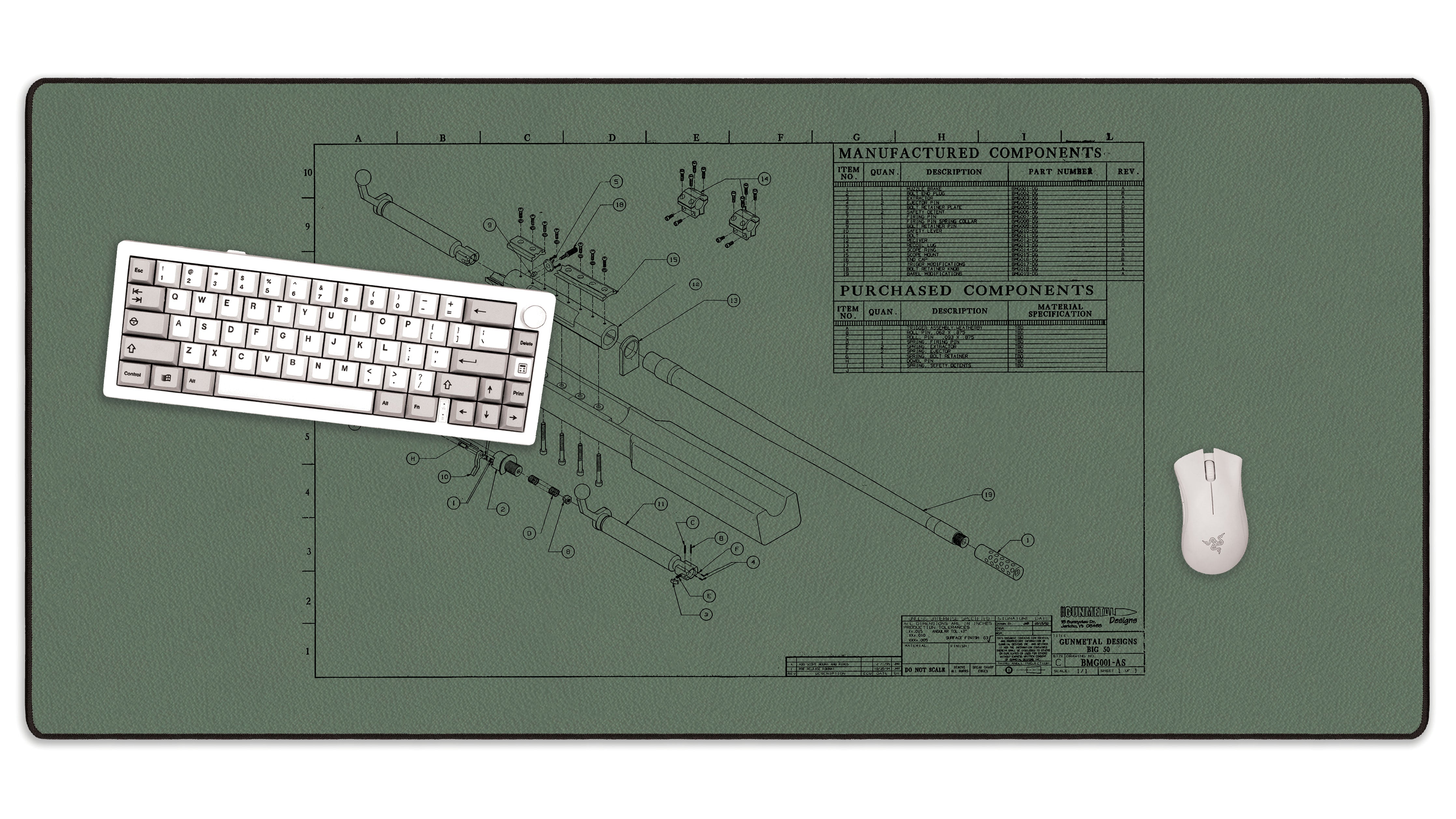 BROWNING 50 CAL - The Mousepad Company