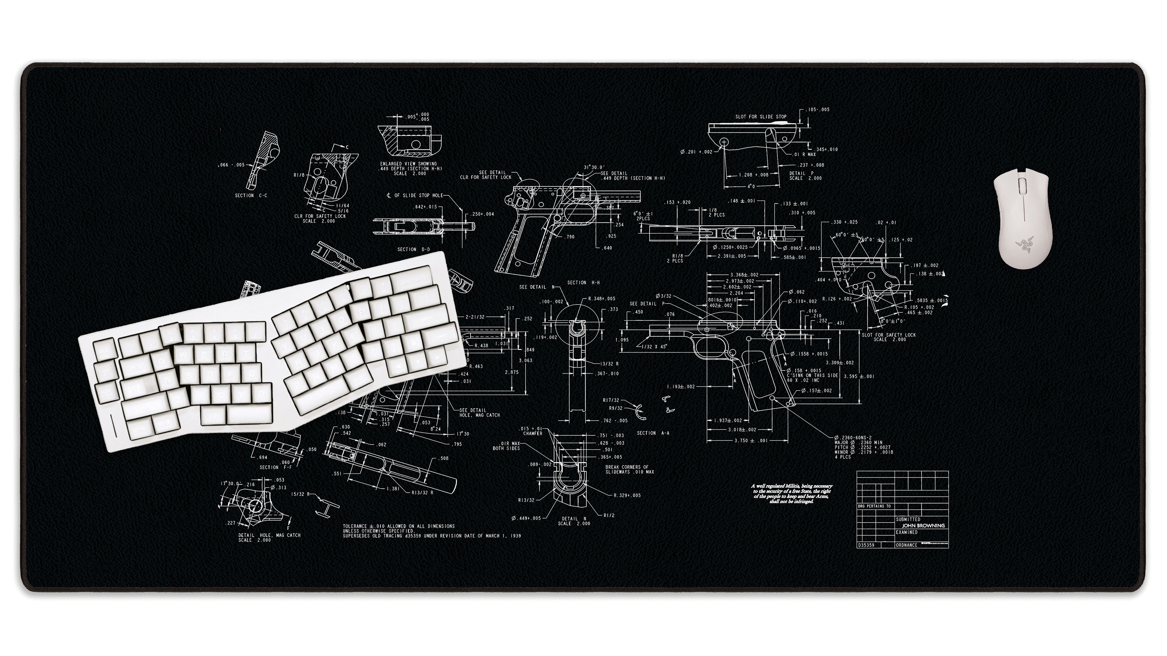 BROWNING 1911 - The Mousepad Company