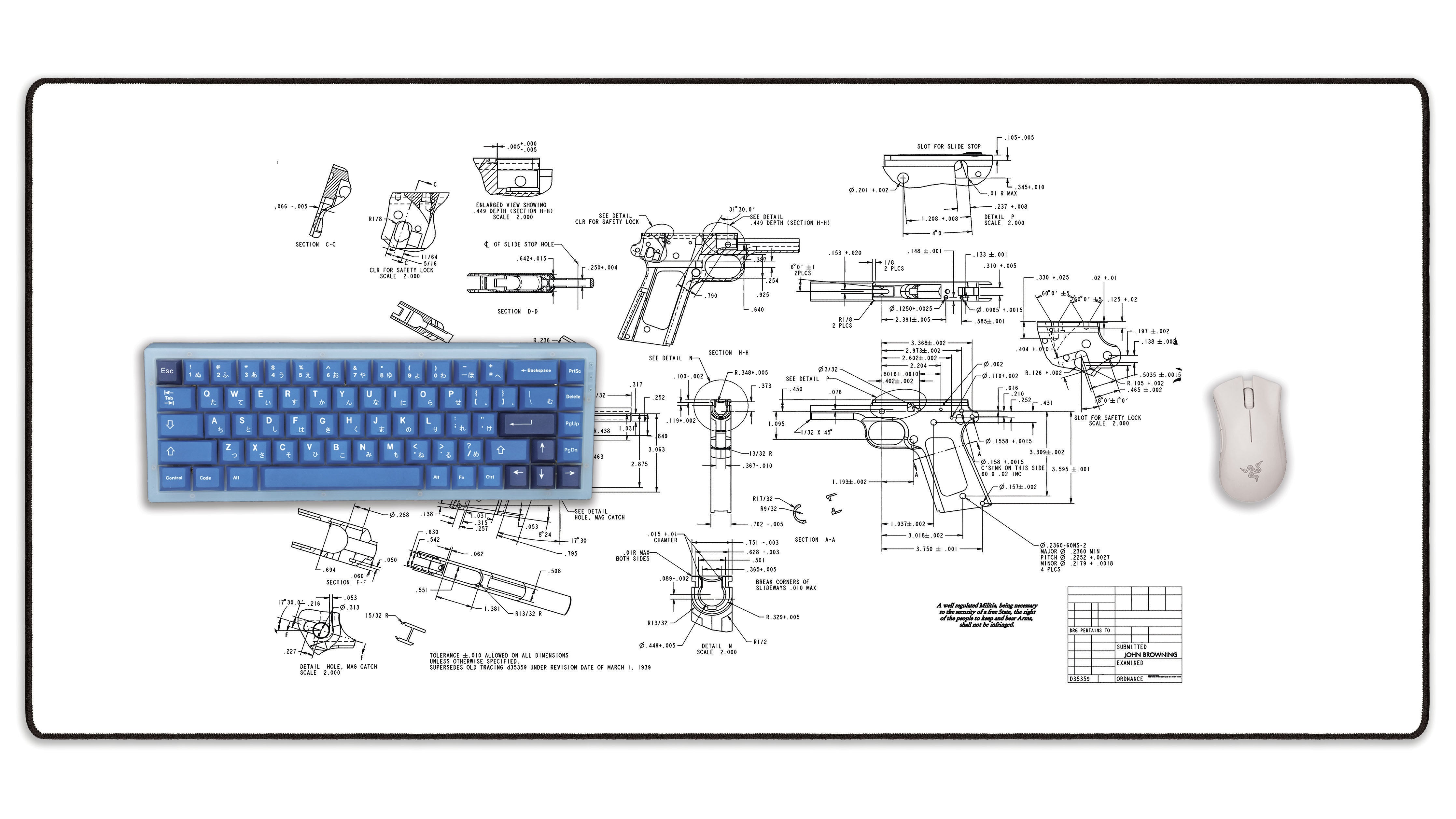 BROWNING 1911 - The Mousepad Company