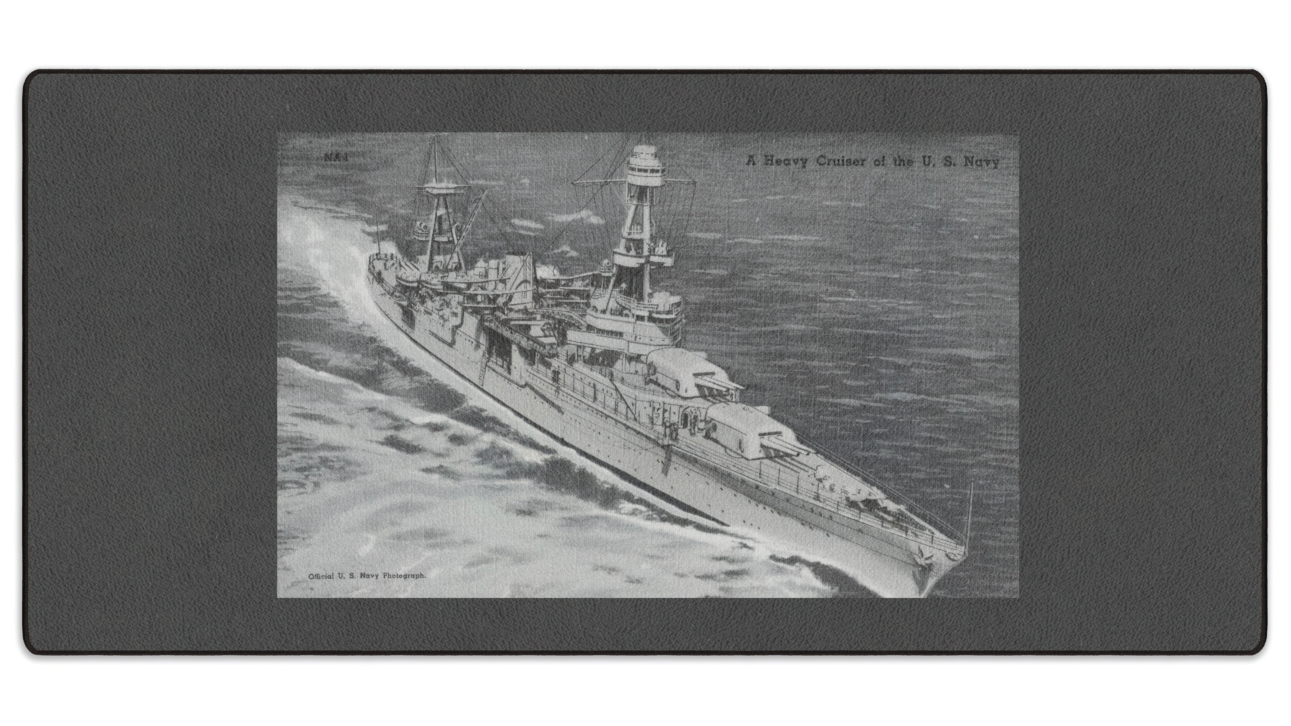 A Heavy Cruiser Of The US Navy - The Mousepad Company