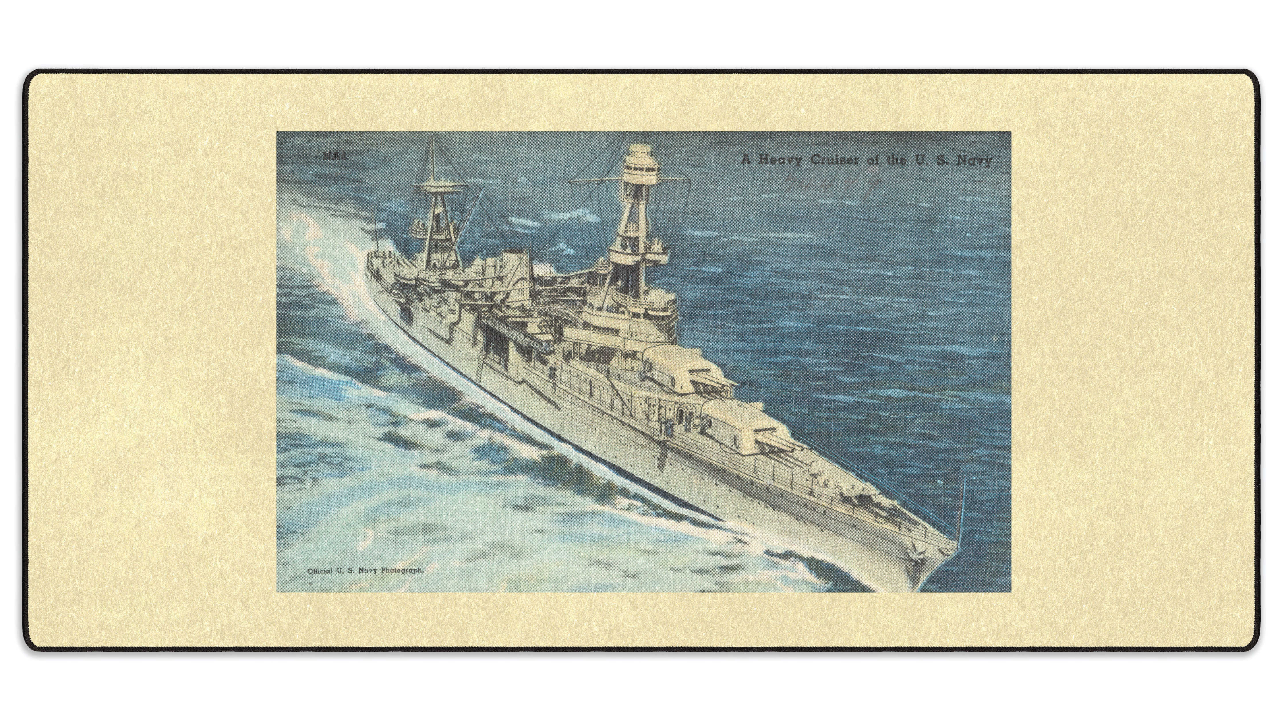 A Heavy Cruiser Of The US Navy - The Mousepad Company
