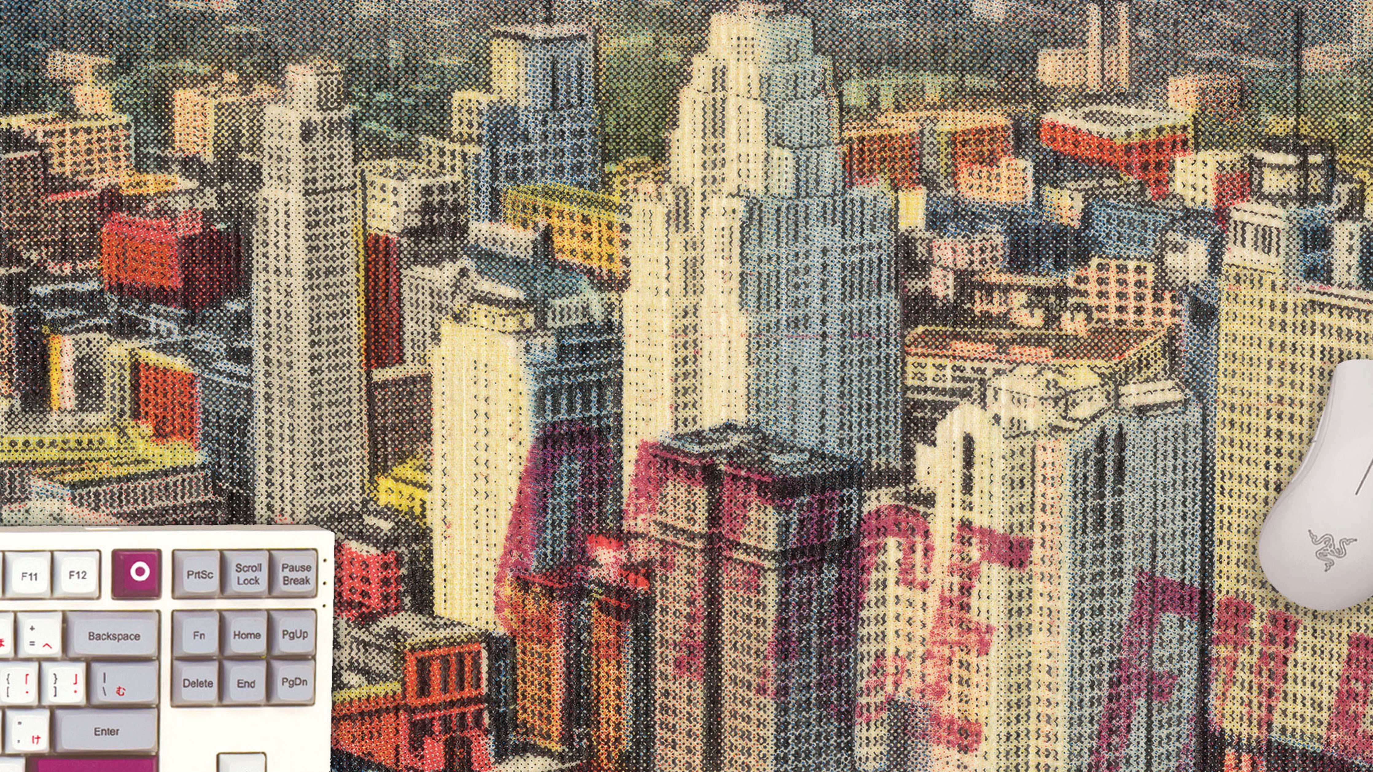 Detroit Skyline - The Mousepad Company