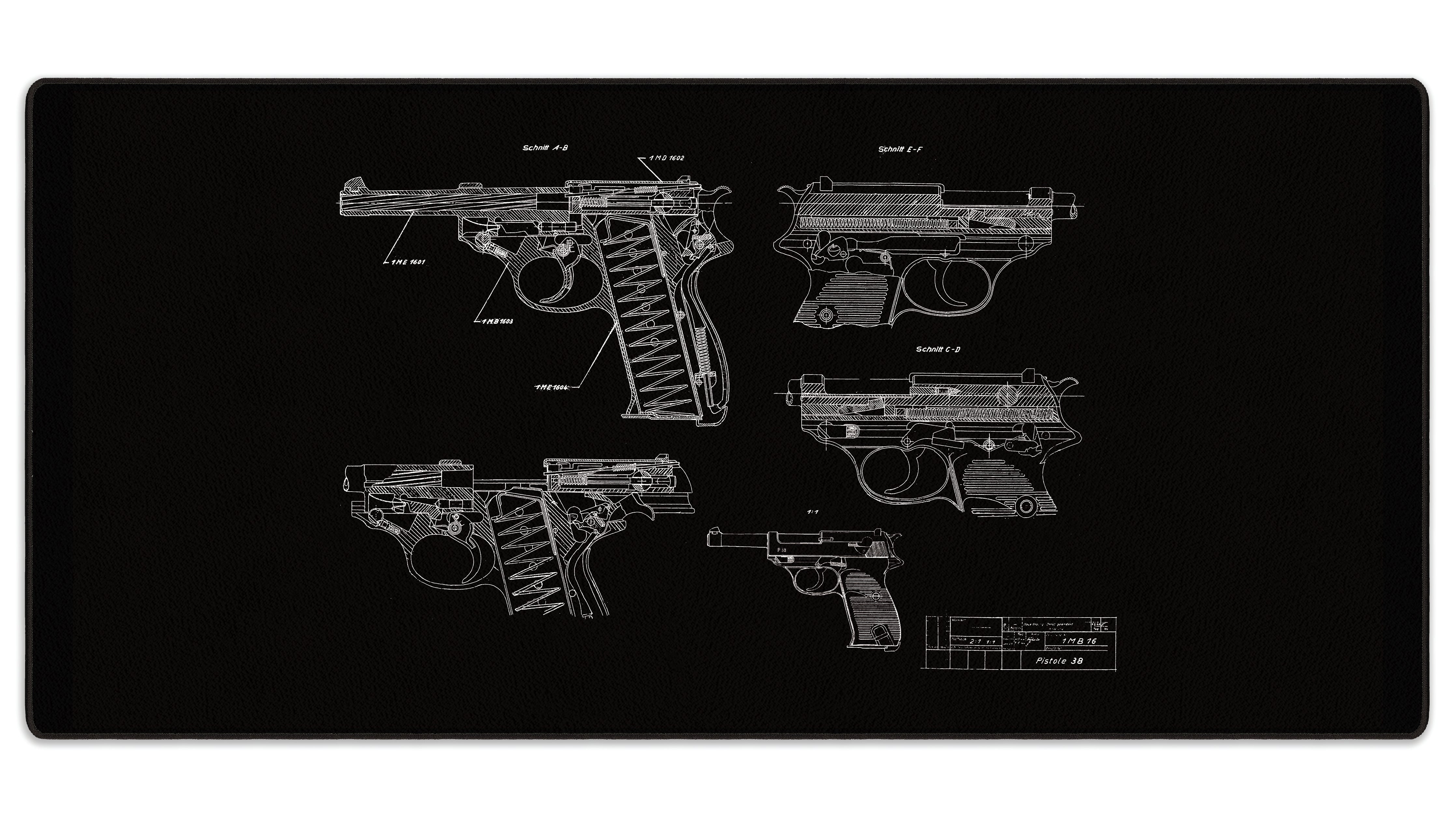 PISTOL 38 - The Mousepad Company