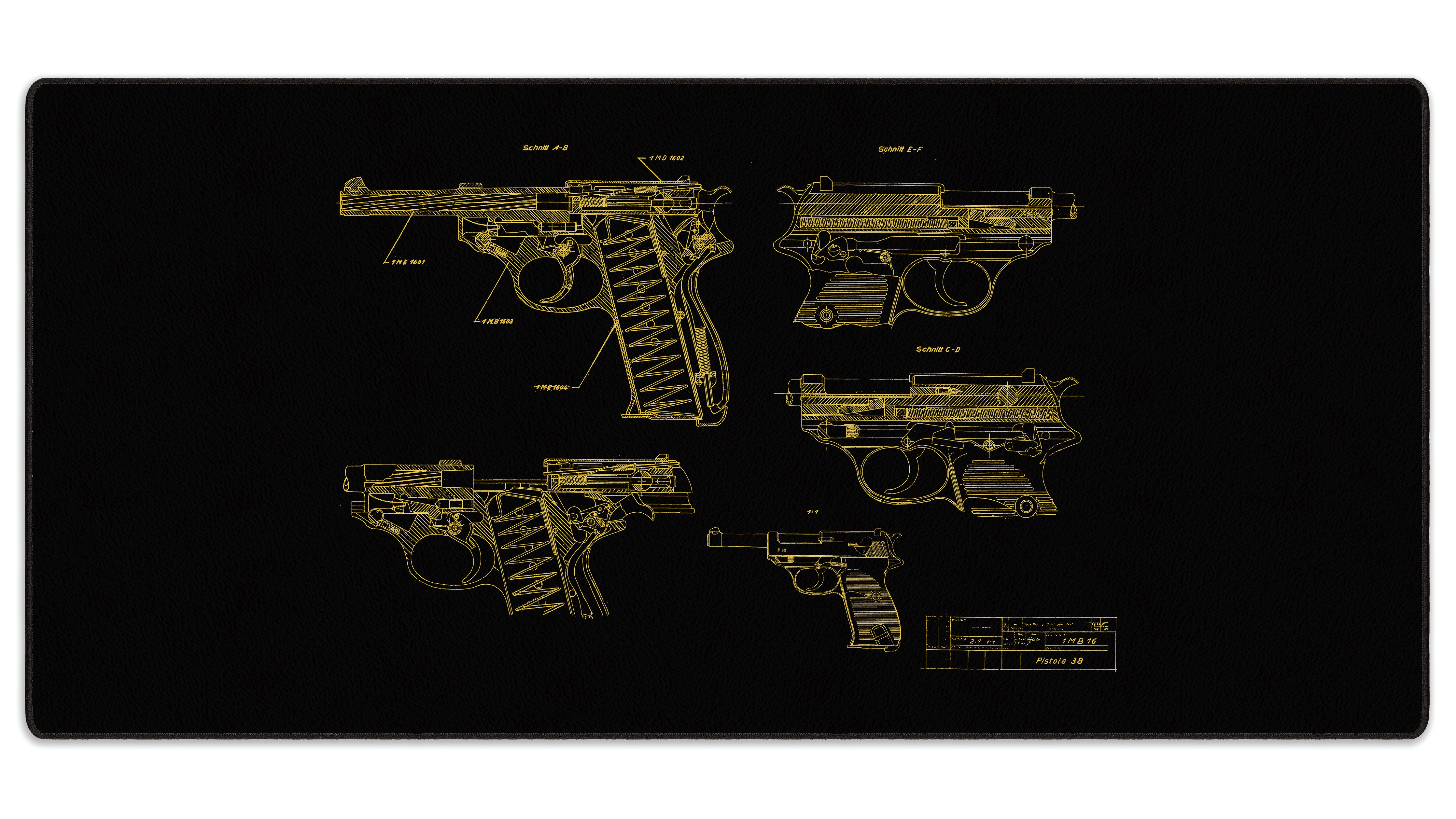 PISTOL 38 - The Mousepad Company