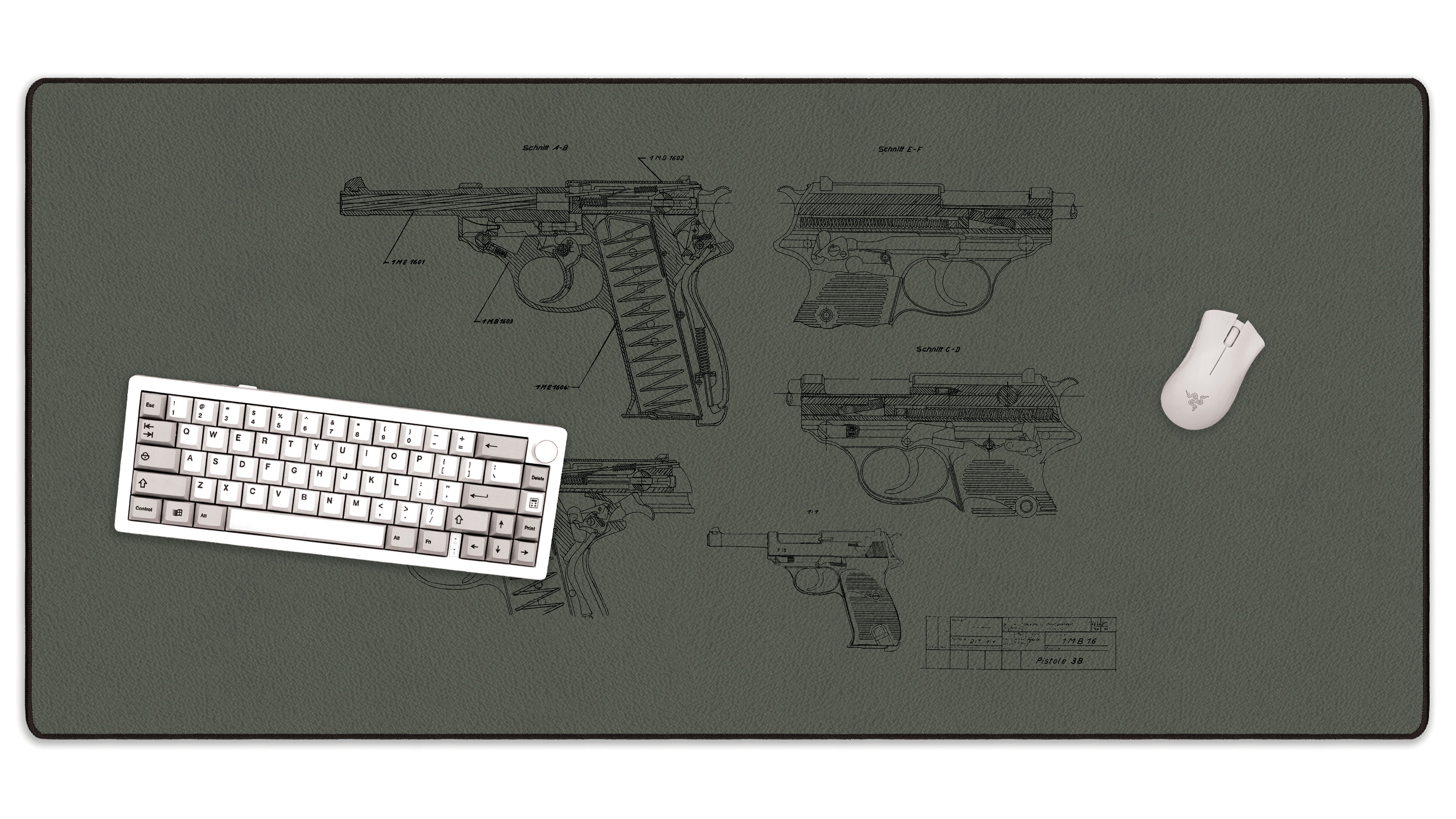 PISTOL 38 - The Mousepad Company