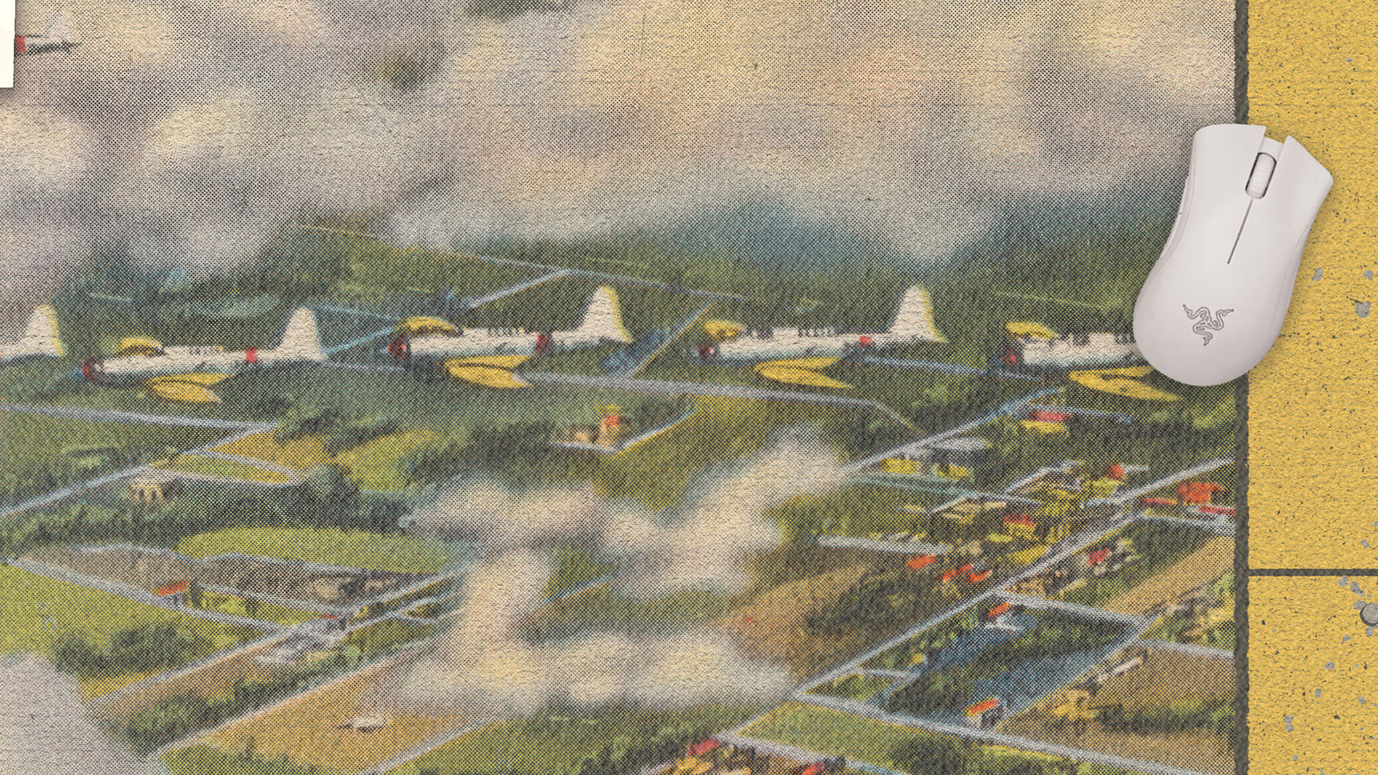 Formation Flying Through The Clouds - The Mousepad Company