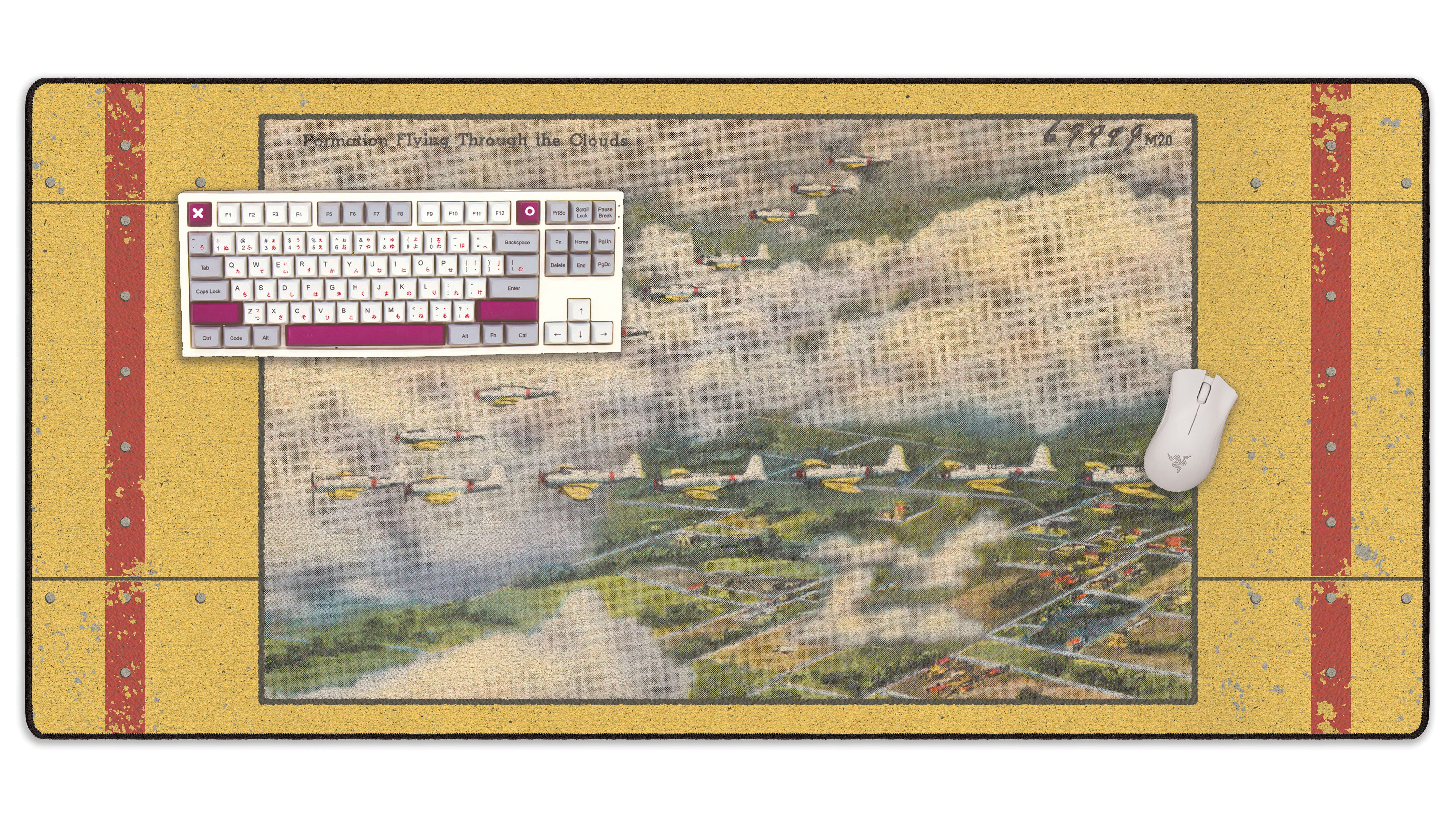 Formation Flying Through The Clouds - The Mousepad Company