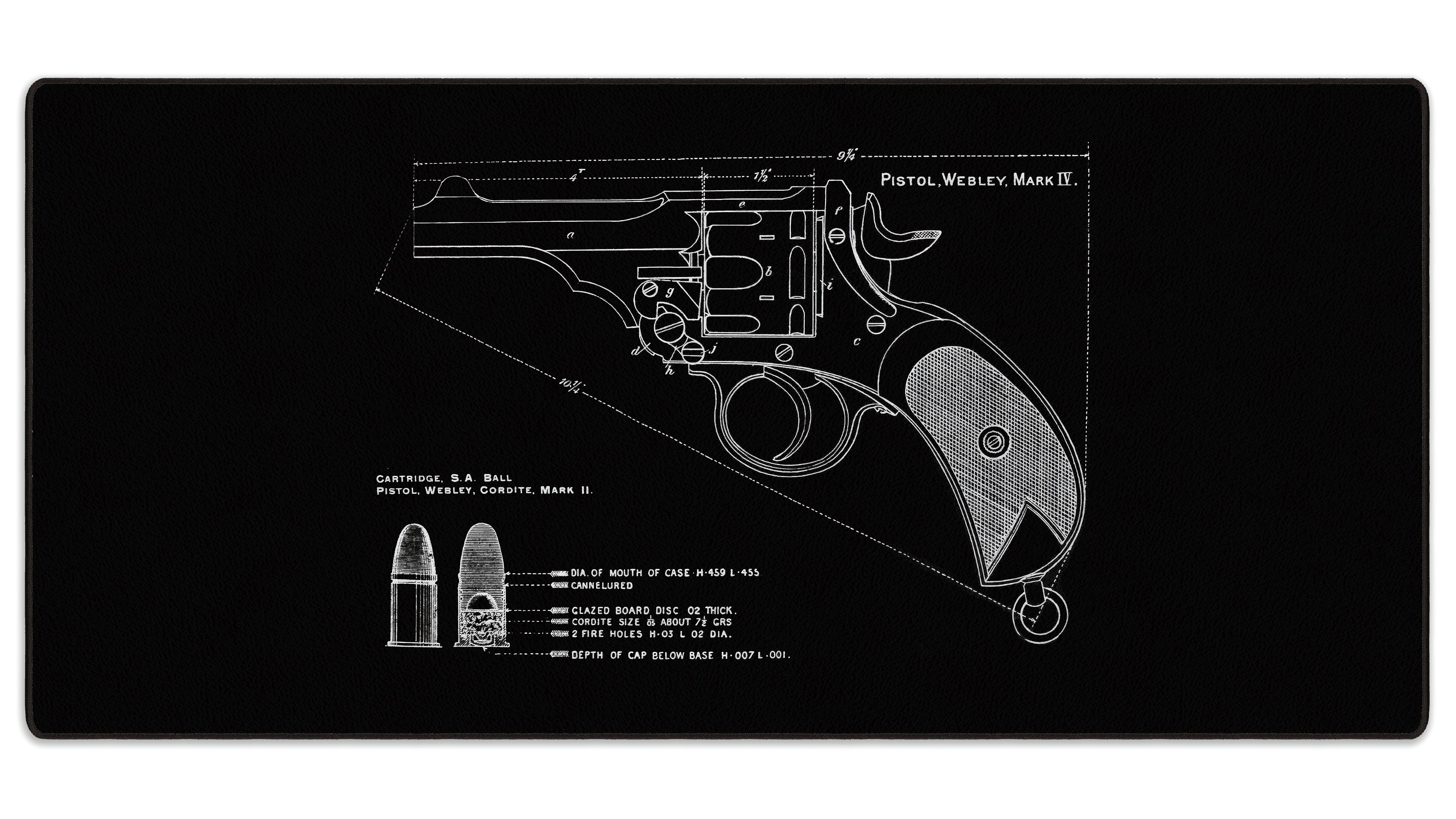PISTOL, WEBLY, MARK IV - The Mousepad Company