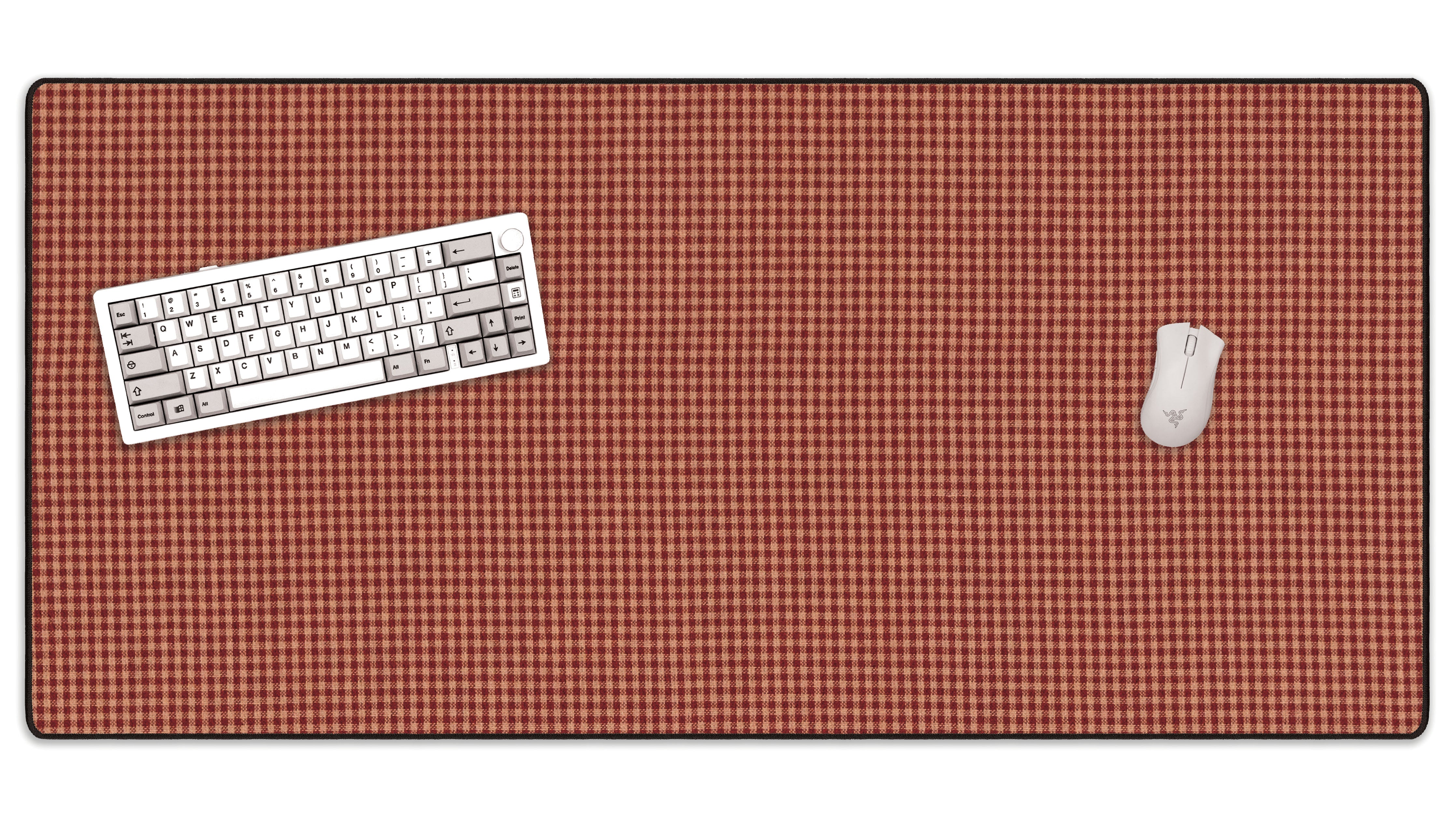 Rust Shepherd's Check - The Mousepad Company