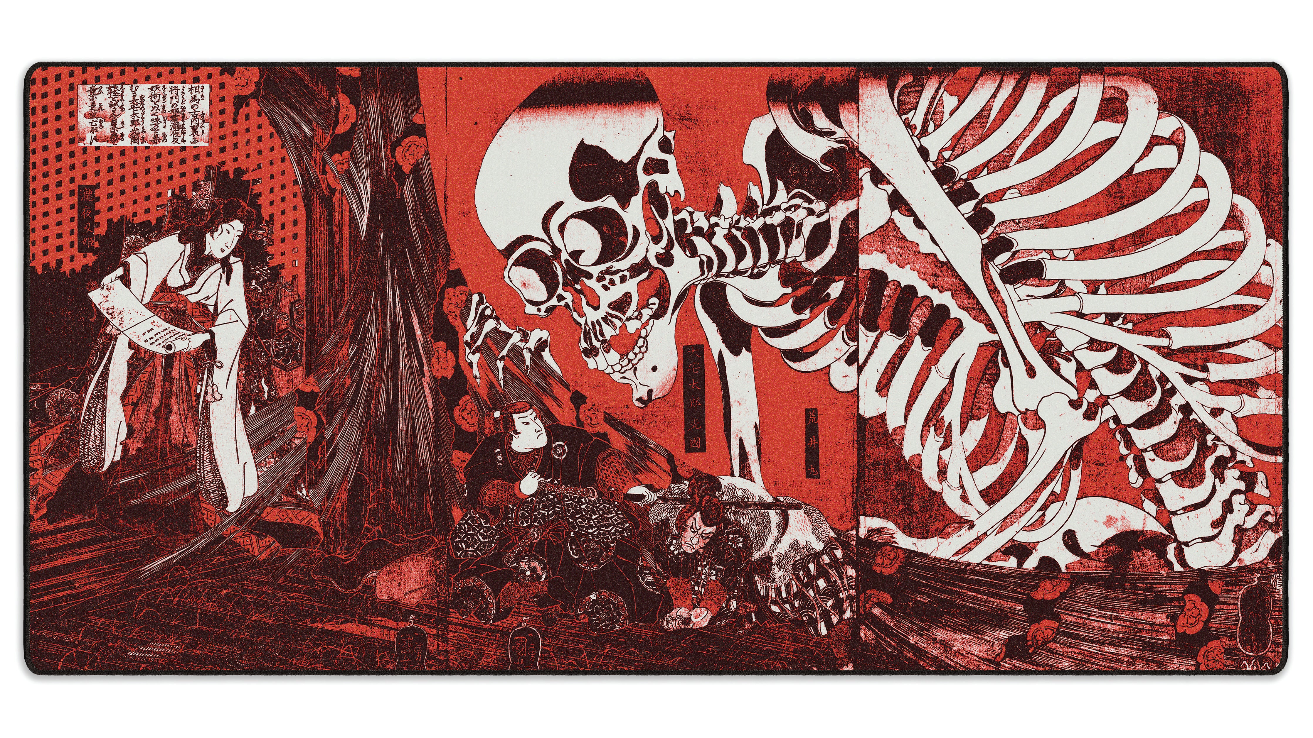 Skeleton Spectre, by Utagawa Kuniyoshi - The Mousepad Company